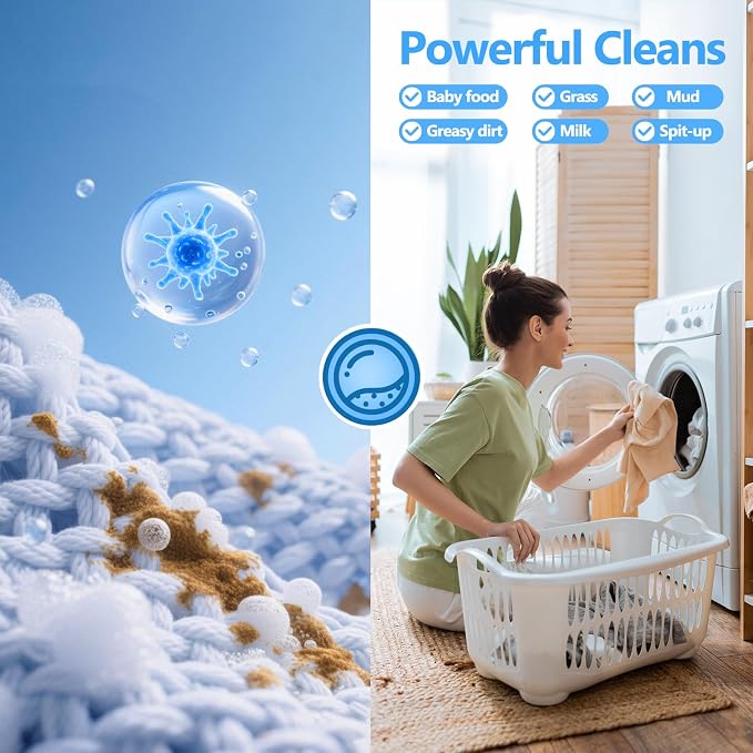 240 Pack Laundry Detergent Pods- 5-in-1 Stain Remover Laundry Soap Pods- Ultra Concentrated,Dissolvable Detergent Pods Bulk for Washing Machines,Rose Scent