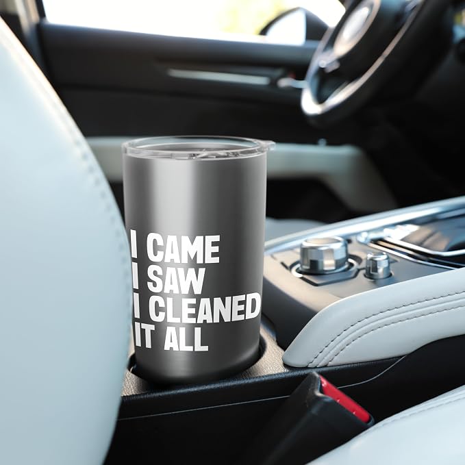 I came i saw i cleaned it all Cleaning Stainless Steel Insulated Tumbler