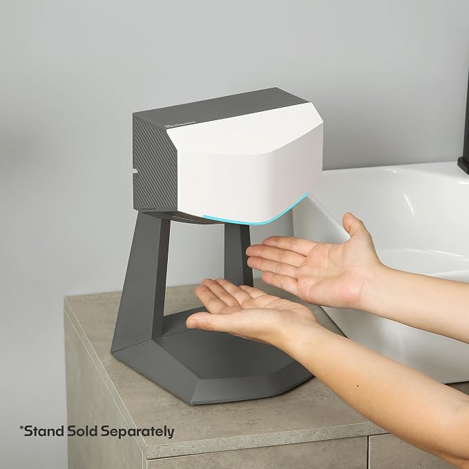 Hand Dryer for Home, Commercial Bathrooms, Hi-Speed Hand Dryer with Air Filter, Energy-Saver Mode, Speed/Volume Control, Automatic Air Blades Portable/w Stand or Wall Mount | Touchless | UL Certified