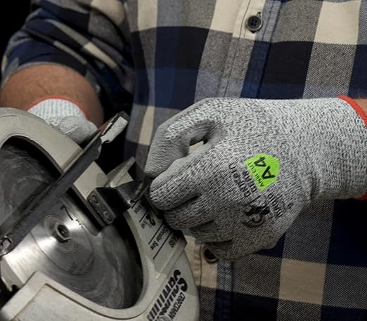 MAGID Griffin Gear ANSI A4 Liquid Repellent Nitrile Work Gloves , 24 Pairs, Size 5/2XS, GPD452