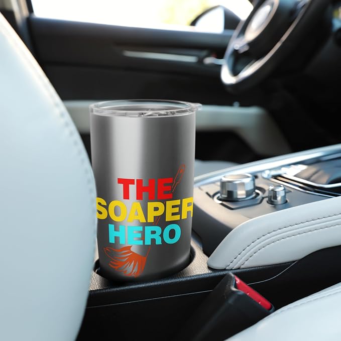 The Soaper Hero Cleaning Stainless Steel Insulated Tumbler