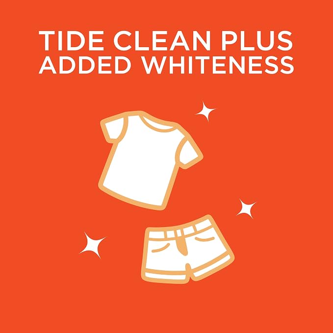 Tide Plus Bleach Alternative HE Turbo Clean Liquid Laundry Detergent, 46fl oz, 29 Loads