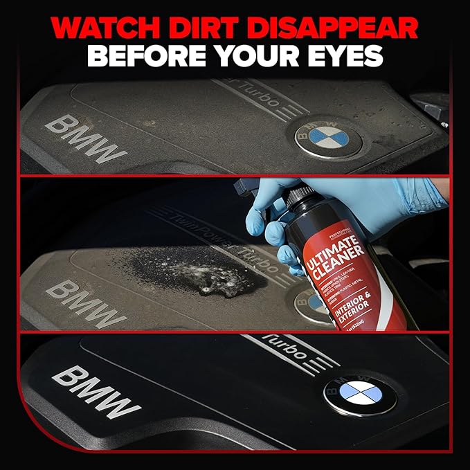 Carfidant Bug Remover Heavy Duty for Car Exterior with Ultimate Cleaner for Car Interior