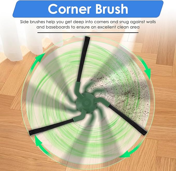 (13 Pack) Max 705 Combo Replacement Parts Compatible with iRobot Max 705 Combo Robot Vacuum, 2 Roller Brushes, 1 Roller Mop, 3 HEPA Filters, 3 Dust Bags, 4 Side Brushes, Accessories Kit