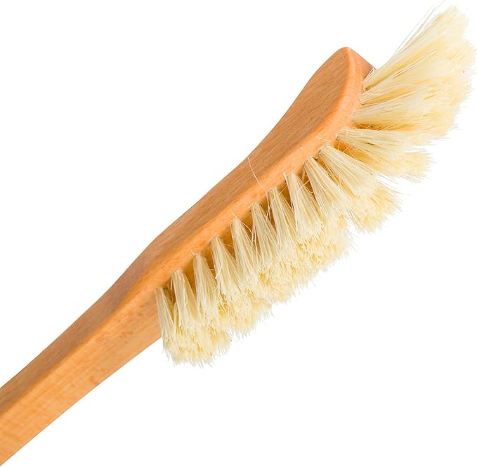 Redecker Ultra-Slim Drinking Bottle Brush with Beechwood Handle and Tampico Bristles, 12-Inches, Made in Germany