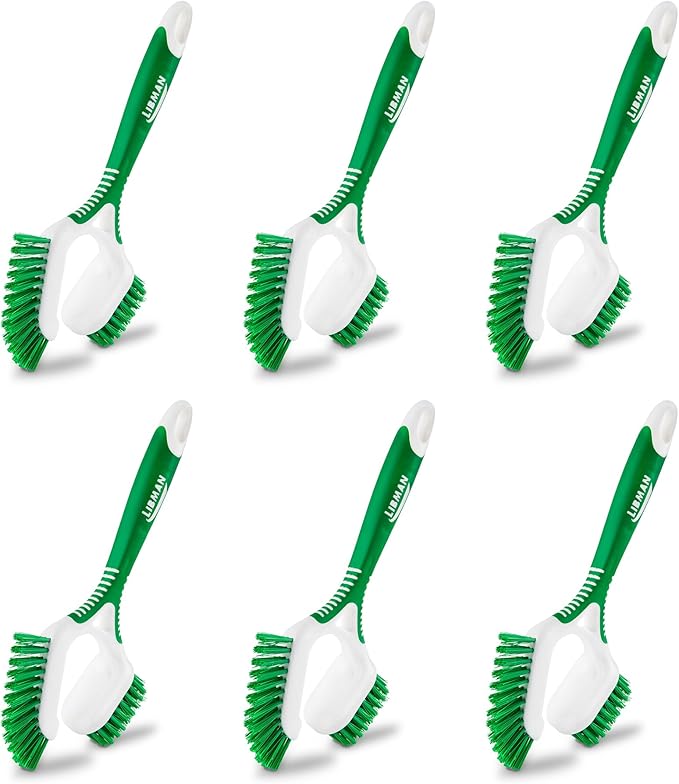 Libman Dual-Sided Tile & Grout Brush | Case of 6