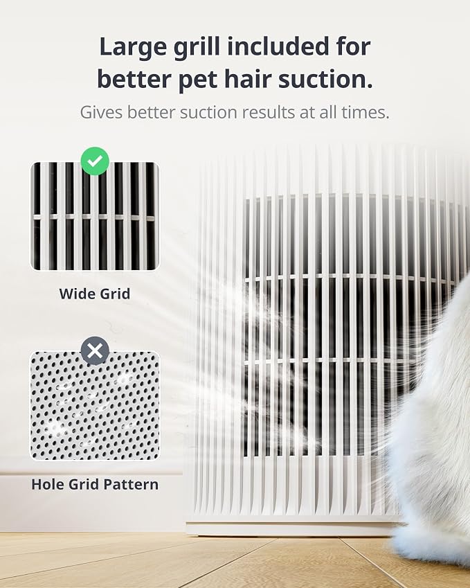SwitchBot Air Purifiers for Home Large Room with Matter Up to 3620 ft², 20dB, Washable Pre-filter, Pet Mode, 10 RGB Colors, Aromatherapy, Work with Apple Home, Google Home, HomeAssistant