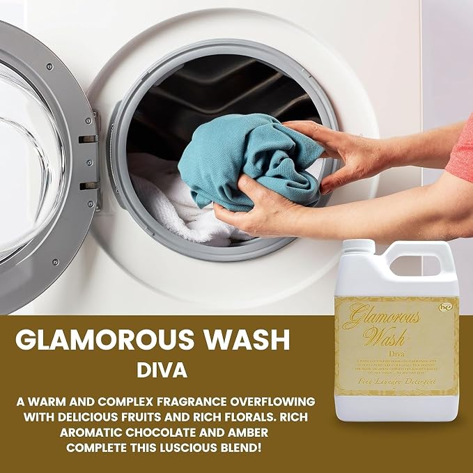 Tyler Glamorous Wash 4 ounce Fine Laundry Detergent Pack of 12, Diva includes a Stain Remover Pen