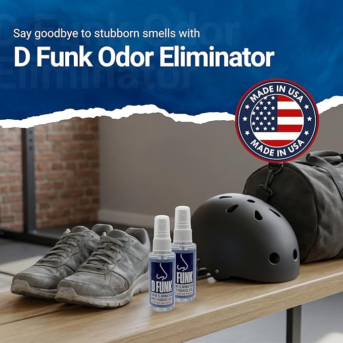 Ardent D Funk Odor Eliminator for Strong Odor, 2 Pack, 2 oz. Bottle, Spray to Remove Smells and Odors, Pet Supplies, Sport Shoes and Equipment, Coolers, Made in USA