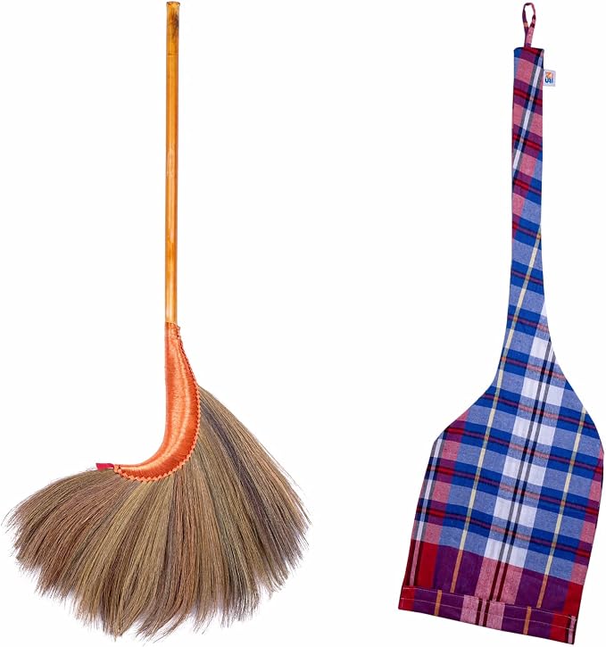 Natural Grass Broom 100% Handmade (Traditional)