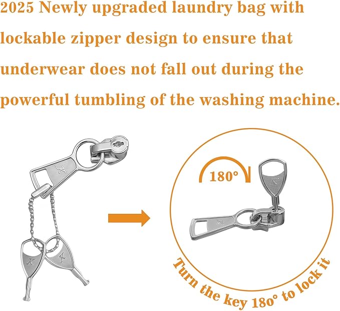 Silicone Bra Washing Bags for Laundry, 2 Pack Lingerie Laundry Mesh Bags, Keep Shape Delicate Wash Bra Bags Prevent Damage, Socks, Underwear, Protective Wash Bags with Lockable Zipper