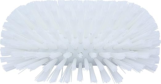 SPARTA Tank and Kettle Scrub Brush Heavy-Duty Tile Brush, Color-Coded and Handle Compatible (Sold Separately) for Optimal Access In Spacious Containers, Plastic, 5.25 X 7.5 Inches, White, (Pack of 2)