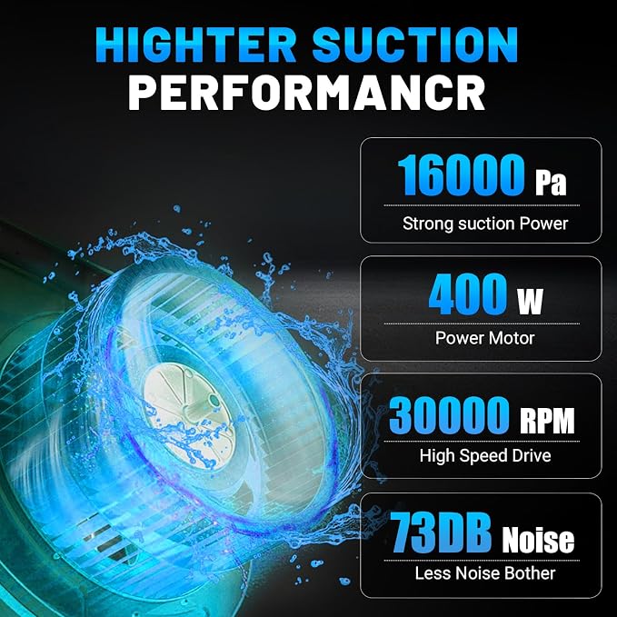 Cordless Vacuum Compatible with Makita 18V Battery, Handheld Vacuum Cleaner for Home Car Hardwood Floor Carpet, Portable Shop Vacuum with Washable HEPA Filter(Tool Only)
