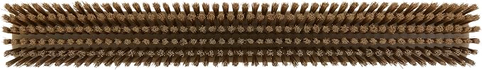 Vikan 319566 24" Heavy-Duty Push Broom, Soft/Stiff, Brown