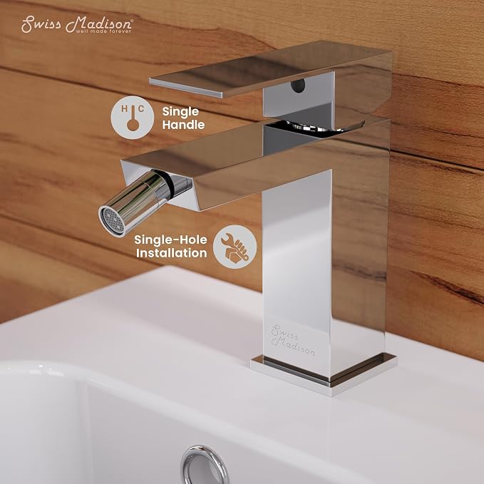 Swiss Madison Well Made Forever SM-DF80C Concorde Bidet Faucet in Chrome