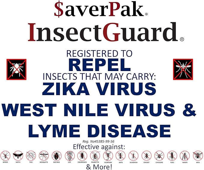 InsectGuard Permethrin Mosquitoes, Ticks and Flies Repellent & Insecticide Spray Quart (32oz) 6 Pack - Case Pack