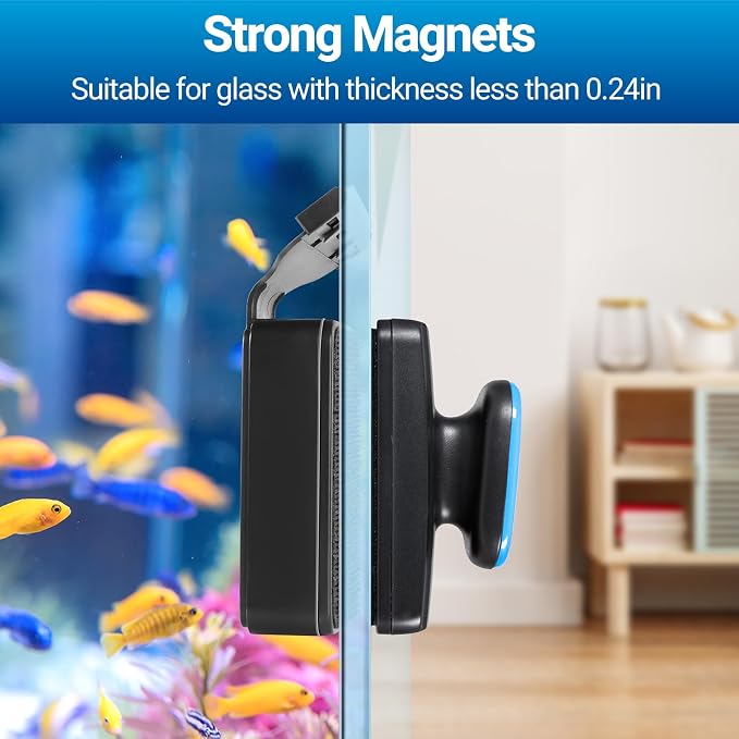 Yaubay Aquarium Filter with Magnet Glass Cleaner