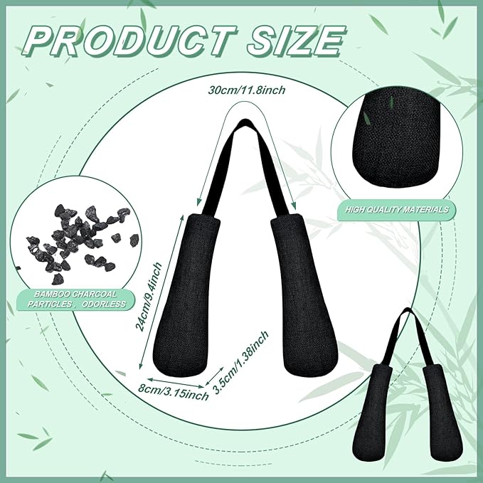 Timgle 2 Pcs Boxing Glove Deodorize Boxing Gear Odor Eliminator Bamboo Charcoal Deodorizer Boxing Glove Hockey Bowling Odor Eliminator Moisture Absorbing Sports Equipment for Bags Sports Gear