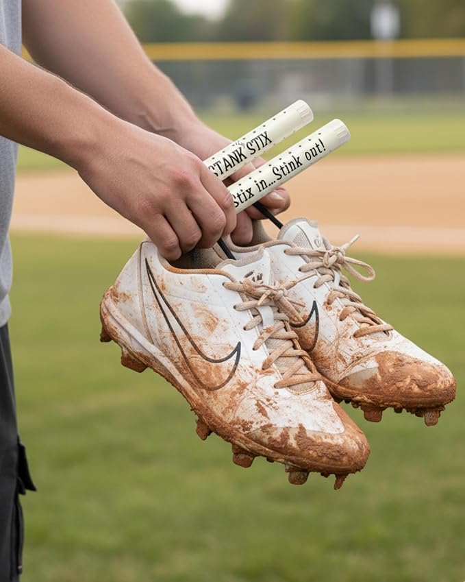 Glovestix StankStix Solos Shoe Deodorizer and Odor Eliminator for Shoes, Boots, Smelly Gym Bags, Boxing, Lacrosse, Soccer & Hockey Gear, Non-Toxic