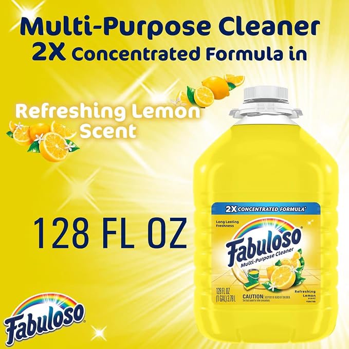 Fabuloso Multi-Purpose Cleaner Concentrated Formula, 1 Gallon