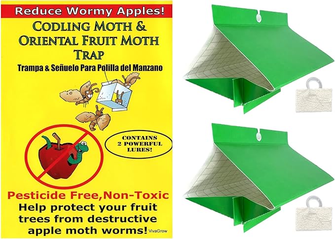 Codling Moth & Oriental Fruit Moth Trap (2 Pack, 8 Week)