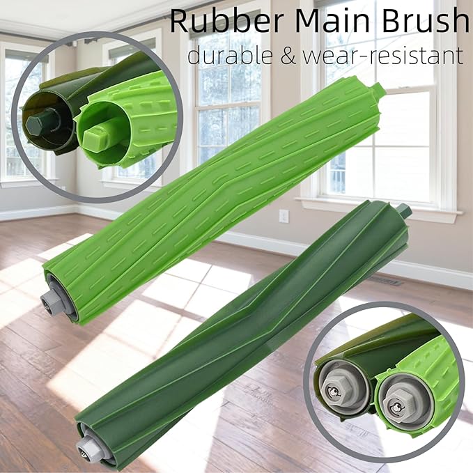 Accessories Kit for iRobot Roomba Max 705 Vac/Plus 504 Vac Robot Vacuums, 4 Roller Brushes, 8 Dust Bags, 6 Side Brushes, 8 Filters, 1 Cleaning Tool, Replacement Parts Spare Replace Attachments