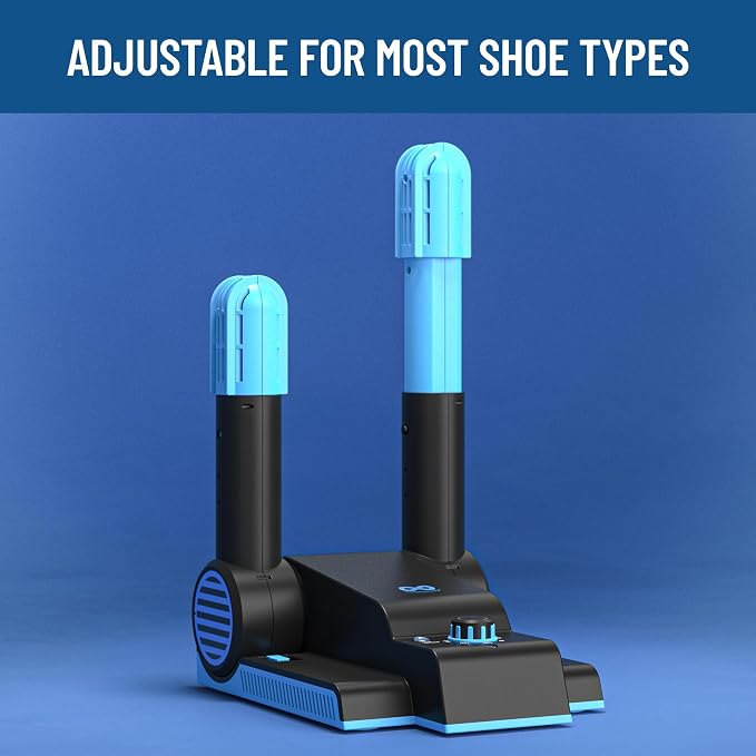Everlasting Comfort Electric Boot Dryer for Work Boots, Silent Portable Shoe Dryer with Timer for Shoes, Boots and Cleats, Quick-Dry Glove Dryer Boot Warmer for Gloves, Helmets and Sneakers(Foldable)