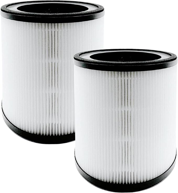 Nispira MAF-03 Filter Replacement for Miko Ibuki L Air Purifier 3-in-1 True HEPA, 2 Packs