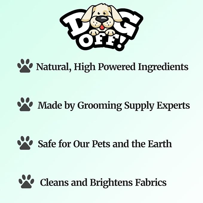 Bark2Basics Dog-Off Laundry Liquid Detergent, 1 Gallon - 128 Loads, Dog Friendly, Eliminates Pet Odors and Stains from Clothes, Towels, and Apparel, Ideal for Grooming Salons, Kennels, and More