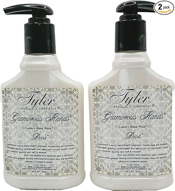 Tyler Glamorous Hands Diva Luxury Hand Wash 8 Ounce (pack of 2)