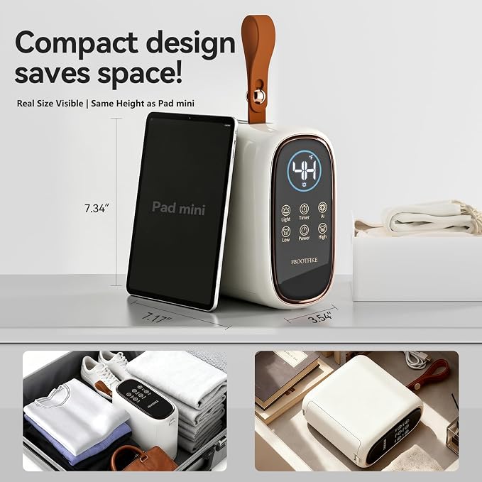 Portable Clothes Dryers for Apartments, High Power Dual Motors, No-Installation Fast Small Mini Clothes Dryer, Compact Electric Dryer for RV, Home Use, Travel Clothes Dryer
