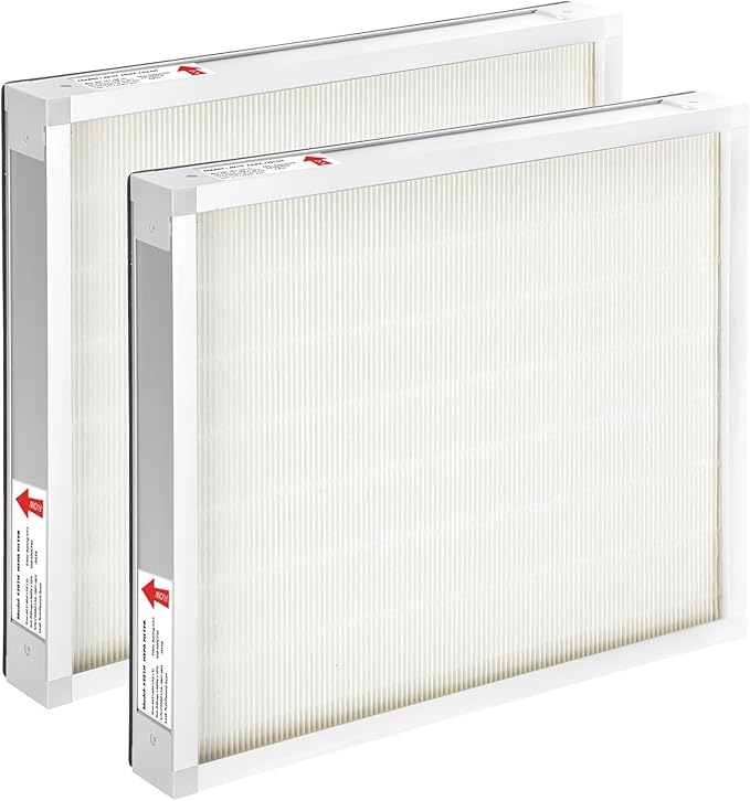 2 Pack AS-550 F301H HEPA Filter Compatibile with BlueDri 550 Stage 2 Air Filter,16" x 19" x 2" F301H HEPA 550 Filter Replacement Filter for Bluedri,VEVOR and Dri-Eaz