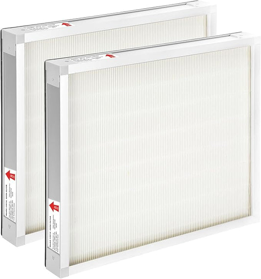 2 Pack AS-550 F301H HEPA Filter Compatibile with BlueDri 550 Stage 2 Air Filter,16" x 19" x 2" F301H HEPA 550 Filter Replacement Filter for Bluedri,VEVOR and Dri-Eaz