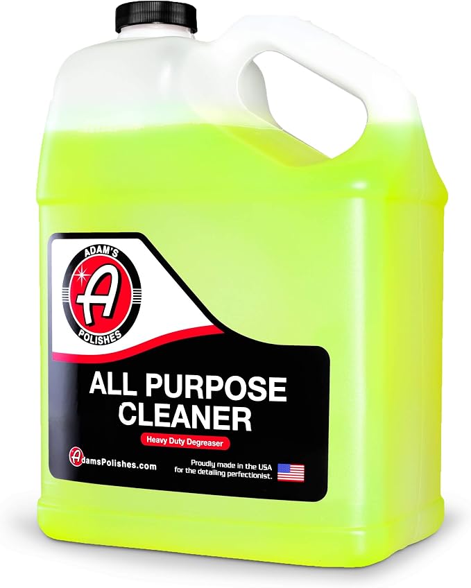 Adam's Polishes All Purpose Cleaner (Gallon) - Professional Heavy Duty Industrial Cleaner & Degreaser | Cuts Heavy Grease & Tar | Car Detailing, Tire Cleaner, Engine Cleaner, Wheel Cleaner