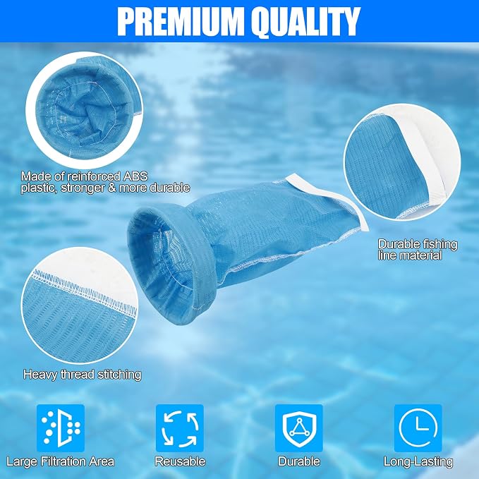 AXW538 Pool Leaf Canister Permanent Bag Upgraded Heavy Duty Mesh Bag Replacement SW-10-538 Compatible with Hayward W530 Series Pool Leaf Canister