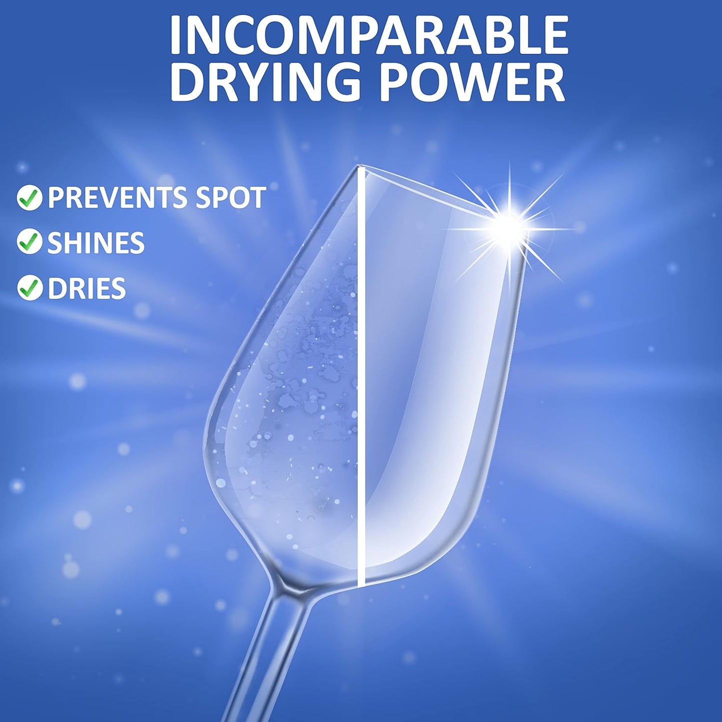 Nature Clean Natural Dishwasher Rinse Aid Liquid, Plant-Based Dishwasher Drying Agent with 99.7% Natural Ingredients, Unbelievable Power and No Nasty Chemicals. Hard Water Stain Remover. 8 oz 2-pack