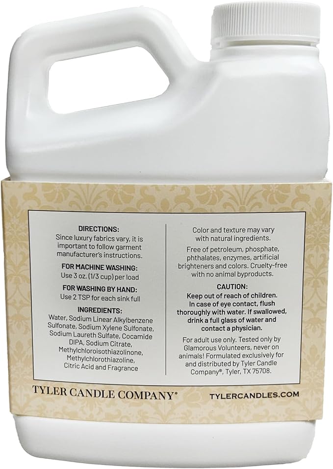 Tyler Candle Company - Glamorous Wash - Bless Your Heart fragrance - 128oz / 3.78Liters