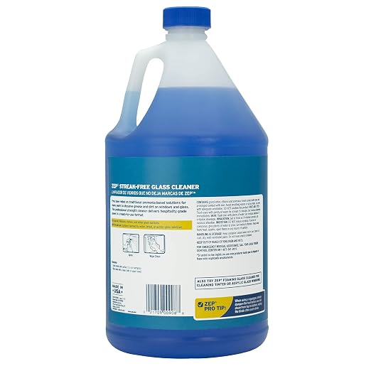 Zep ZPEZUNRS128 No Rinse Floor Disinfectant Blue 1Each ZU1120128 Glass Cleaner 128 Fl Oz Pack of 1 Blue