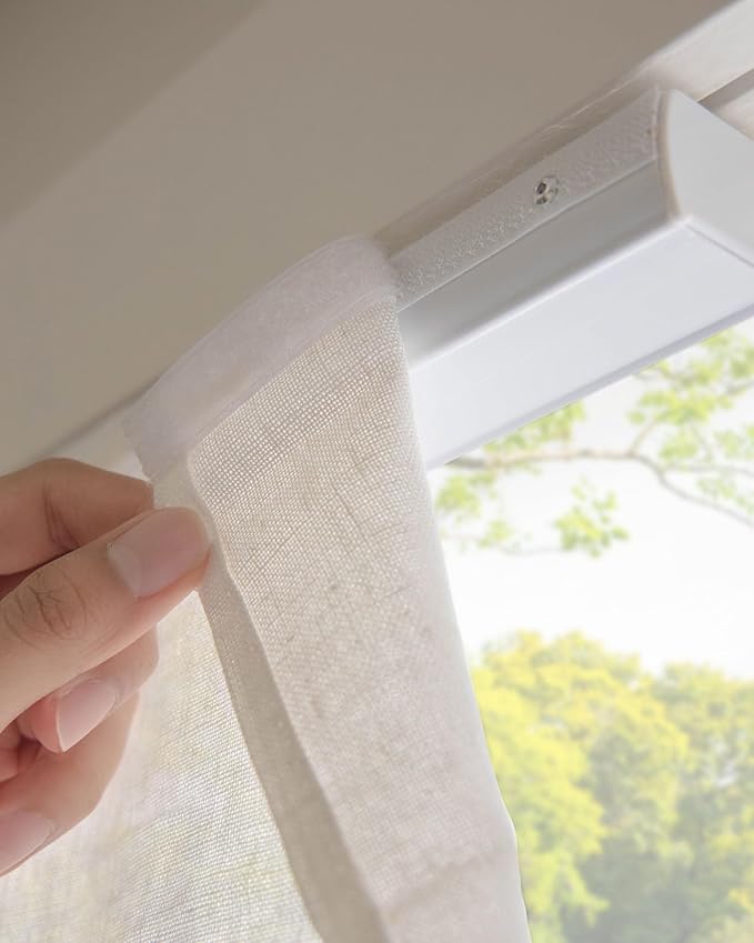 Chicology Cordless Roman Window Shade, Pacific White, 39" W x 64" H | Cordless Child-Safe, Room Darkening UV, Inside/Outside Mount, True-to-Size No Cut, Rich Textured Fabric, Spot-Clean Care Only