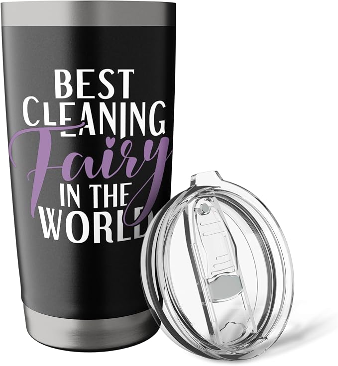 Best Cleaning Fairy in the World Janitor Custodian Stainless Steel Insulated Tumbler
