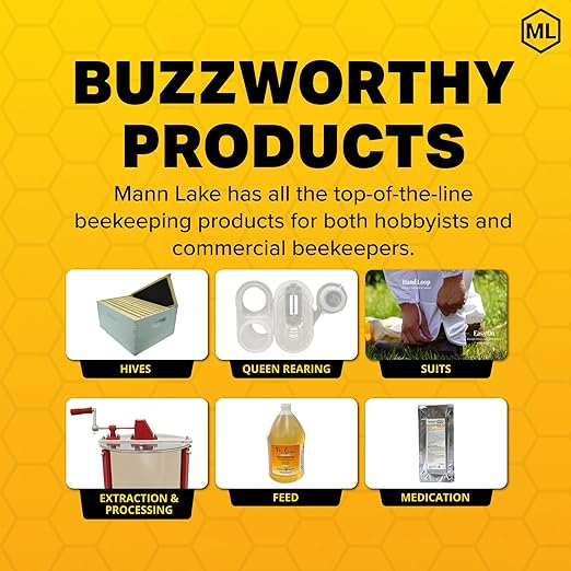 Mann Lake para-Moth, Bee Super Wax Moth Treatment, Protection for Your Bee Equipment, Preserve Hive Quality, Maximize Seasonal Productivity, 5 Lb Pail