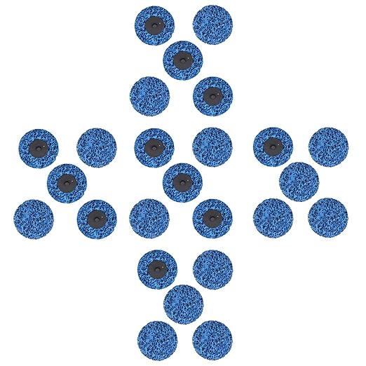 kimllier 25Pcs 3 Inch Quick Change Easy Strip Discs Stripping Wheel R Type Rust Cleaning Wheel Fit for Angle Grinders Grind Rust Strips Paint Cleans Welds