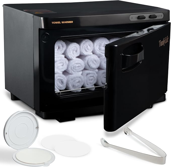 Hot Towel Warmer for Spa - 8L Hot Towel Cabinet - High Temperature Spa Towel Warmer with Aroma Holder, Suitable for Salon, Bathroom, Barber, Fast-Heating Mechanism
