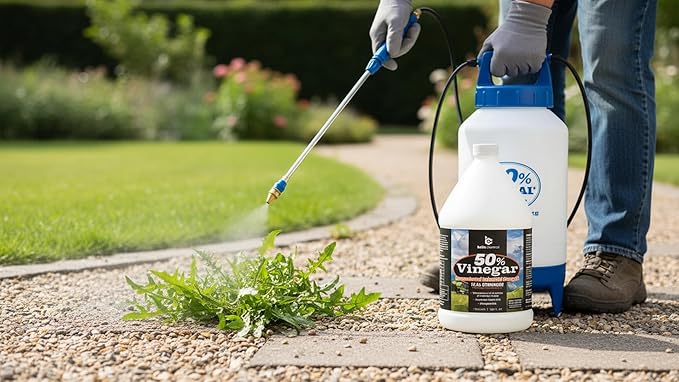 Belle Chemical 50% Pure Concentrated Vinegar – 12.5x Stronger – Indoor and Outdoor Cleaner (1 Gallon)