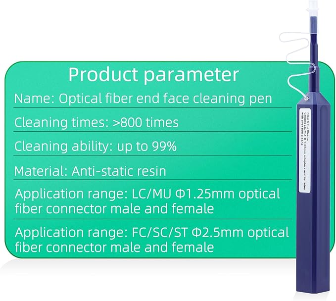 FTTH Fiber End-Face Cleaning Pen 1.25mm Connectors LC/MU Fiber Optic Cleaner Pen