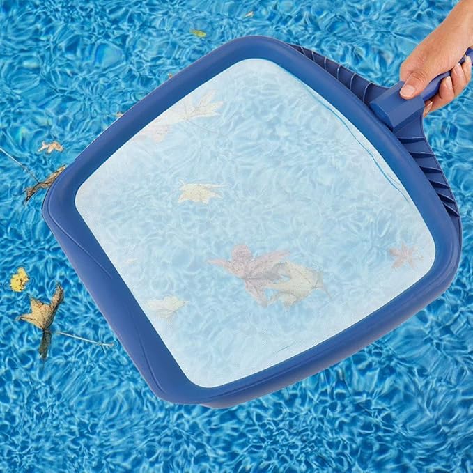 Swimming Pool Leaf Rake Fine Mesh Frame Net Fish Pond Skimmer Cleaner Pool Tools