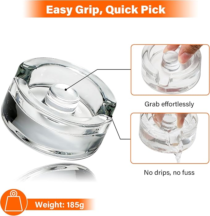 64oz/2L Fermentation Jar Kit, 2 Pack Fermentation Kit with Glass Jars, Fermenting Weights,Seal Lids Can Mark Date and Airlocks for Pickling Sauerkraut Easy Fermenting & Storage(Jar Included)