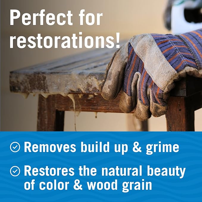 Better Boat Teak Cleaner and Brightener for Wood, Teak Oil or Sealer for Boats, Indoor Furniture, Shower Stools, and Outdoor Wood Furniture Restorer for Stains