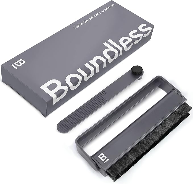 Boundless Audio Record Cleaning Kit - Vinyl Record Cleaner Brush Bundle with Stylus Cleaner Brush - 2 Piece Vinyl Cleaning Kit