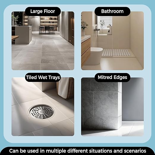Rapid Drying Tile Grout Repair Kit, 2-Part Waterproof Grout 400ml for Restoring Tile Joint Lines in Bathroom, Shower, Kitchen & Floor (19oz, White)